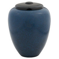 Linden Dark Blue Cremation Urn For Ashes