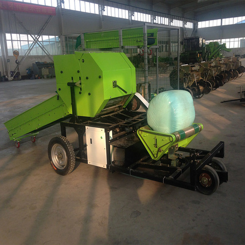 Semi automatic baler wrapper farmers real assistant
