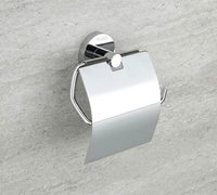 Chrome Plated Tissue Holder With Lid