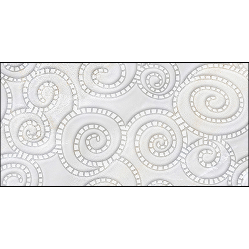 Square Edge Sphere Bianco Decor Wall Tiles