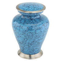 Marbled Turquoise Cremation Urn