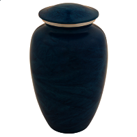 Marbled Turquoise Cremation Urn