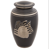 Embossed Heart Cremation Urn
