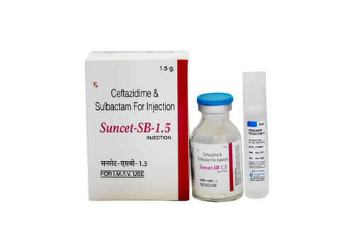CEFTAZIDIME & SULBACTUM 1.5 gm