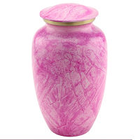 Pink Orchid Cremation Urn For Ashes