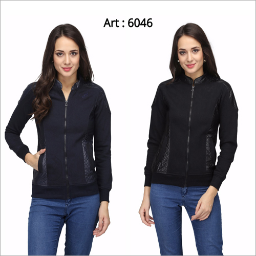 Black & Blue Zipper Sweatshirt
