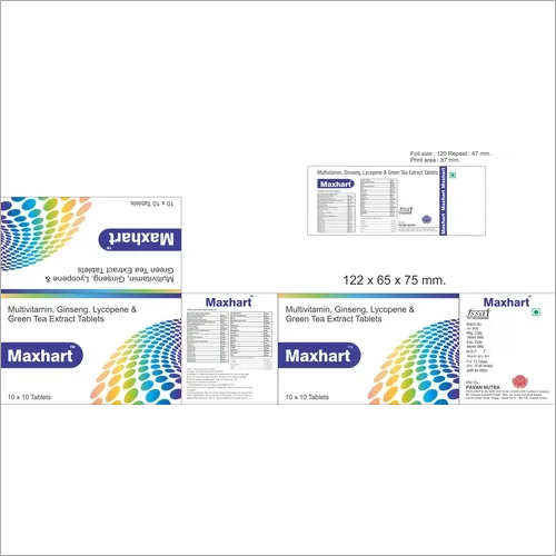 Maxhart Multivitamin Tablet - Shelf Life: 18 Months