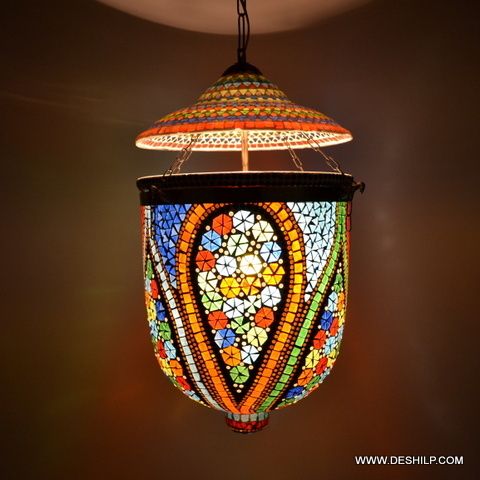 MOSAIC DECOR RESIDENTIAL WALL HANGING LAMP