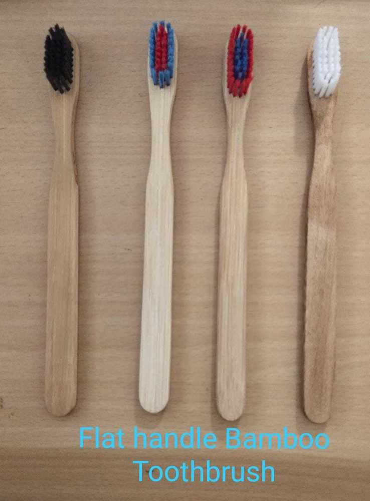 Flat Bamboo Toothbrush