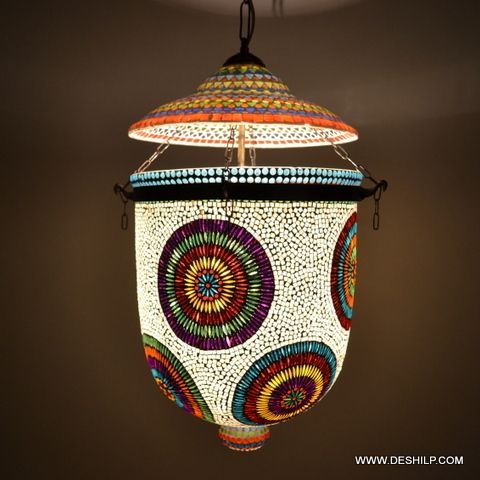 UNIQUE WHITE MOSAIC WALL HANGING