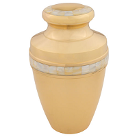 Diamond Cut Blue Cremation Urn