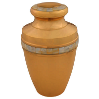 Diamond Cut Blue Cremation Urn