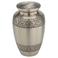 Diamond Cut Blue Cremation Urn