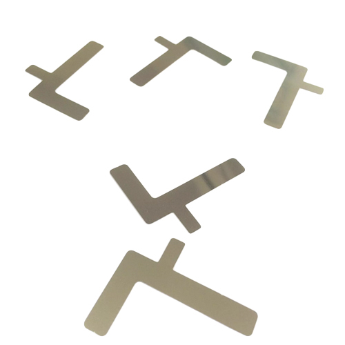 Silver L Shape Lithium Battery Nickel Tabs
