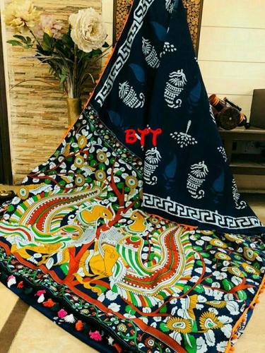 Bagru Print Cotton Saree