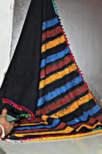 Bagru Print Cotton Fancy Saree