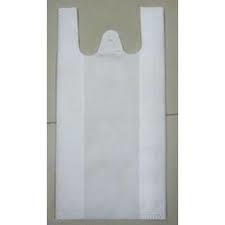 White 20 Gsm W Cut Bag