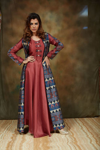 Silk Jackey With Kurta