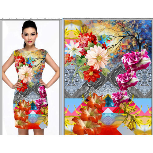 Ladies Kurti Floral Print Service By FOUR WAY INTERNATIONAL