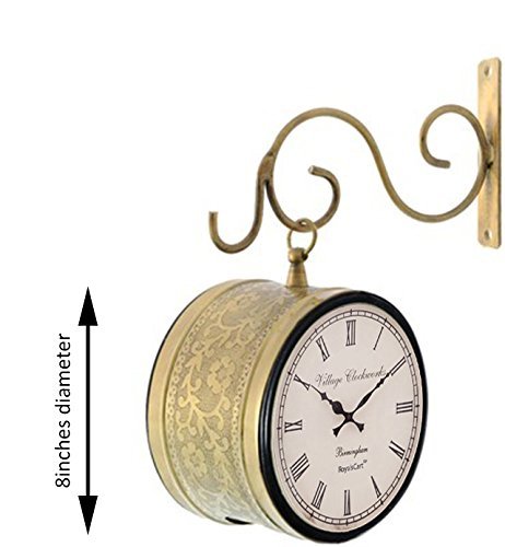 Easy To Install Antique Railway Clock