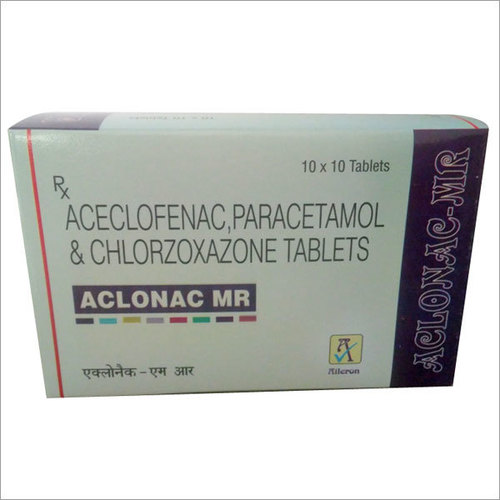 Aceclofenac Paracetamol Chlorzoxazone Tablets General Medicines