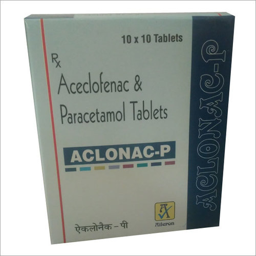 Aceclofenac Paracetamol Tablets General Medicines