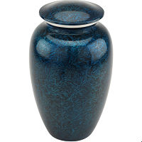 Starry Night Blue Urn For Ashes