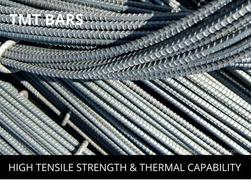 Thermo Mechanically Treated Tmt Bars - Application: Construction