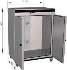 Single Trolley Bakery Oven - Color: Silver