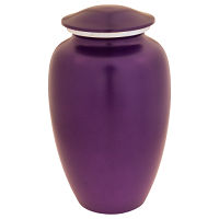 Dark Amethyst Cremation Urn