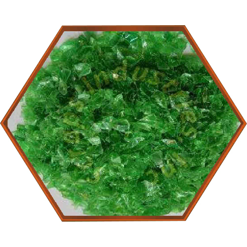 Green PET Bottle Flakes