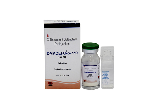 CEFTRIAXONE + SULBACTUM 750mg - Sterile Injection Vial, Refrigerated | Broad-Spectrum, Fast Action, Reduced Resistance