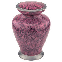 Marbled Pink Jasper Cremation Urn