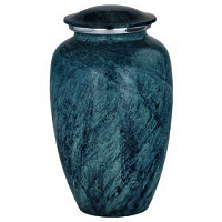 Dark Blue Harbor Cremation Urn