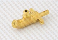 Brass Gas Cock - 80 Gm, Brass Forged Body | Regular Type, Surface Treated, High Pressure Tested For Long Functional Life