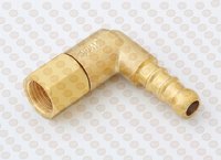 Brass Stove Back Nozzle - Brass Forged Body, 52 Gm Weight | Revolving Head, Adjustable Gas Pressure, Non-corrosive Design