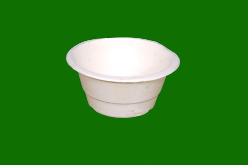 Sugarcane Bagasse Round Deep Bowl 340 ML Bowl