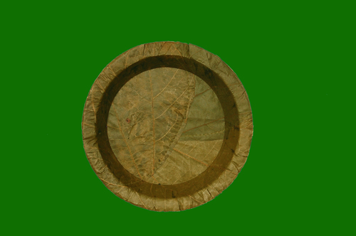 Bahunia Leaf Round Deep Plate 6inch