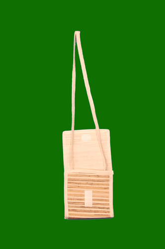 Banana Fiber Bag with Long Handle 6.5 x 11.5