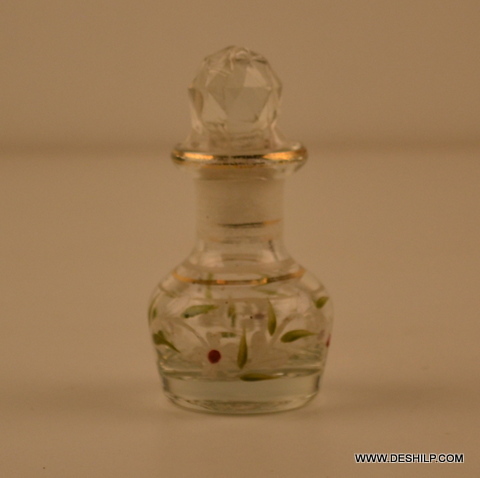 VERY SMALL GLASS PERFUME DECANTER