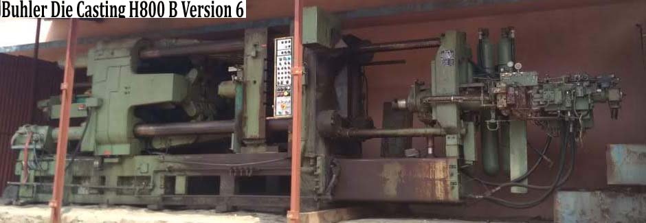 Buhler H 800B version 6 Horizontal Pressure Die Casting Machine For Sale