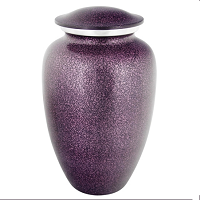 Plum Mist Cremation Urn for Ashes