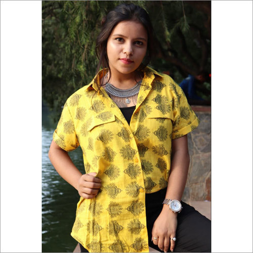 Cotton Fancy Ladies Shirts