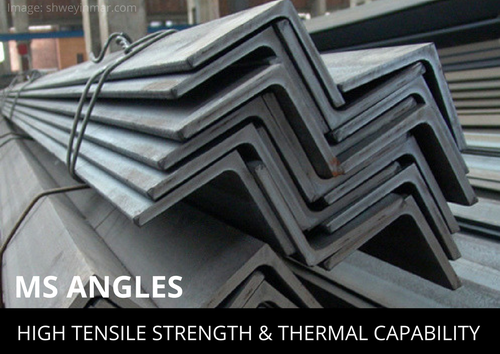 Iron Angle - 12ft Length, 3-12mm Thickness | IS 2062 Mild Steel Alloy for Construction Applications
