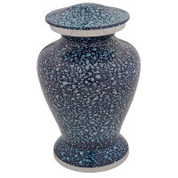 Marbled Blue Cremation Urn