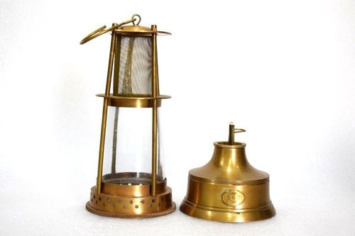 Brass & Shiny Ship Lamp Working With Oil Anchor Lamp Marine Boat Lamp Vintage 