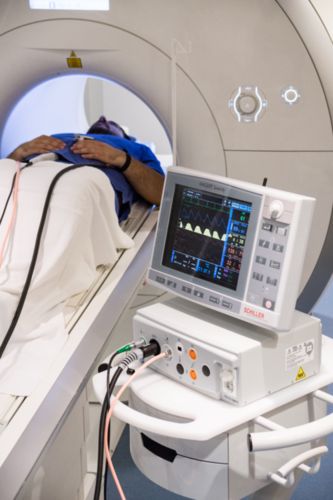 Mri Compatible Patient Monitor Application: Control Unit Option To Observe The Data And Control The System From Technician Room