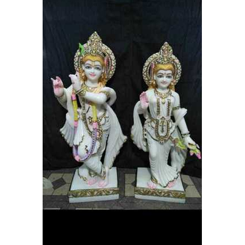 Light Weight Online Radhe Krishna Marble Statues