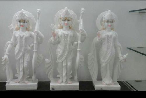 Light Weight White Marble Ram Darbar Statue