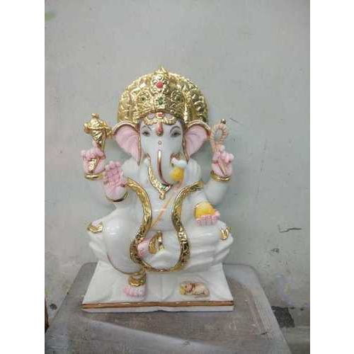 Lord Ganesha Marble Statue